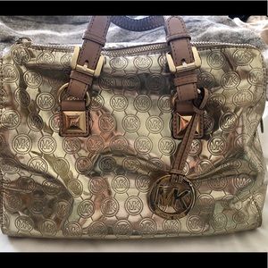 Michael Kors metallic bag